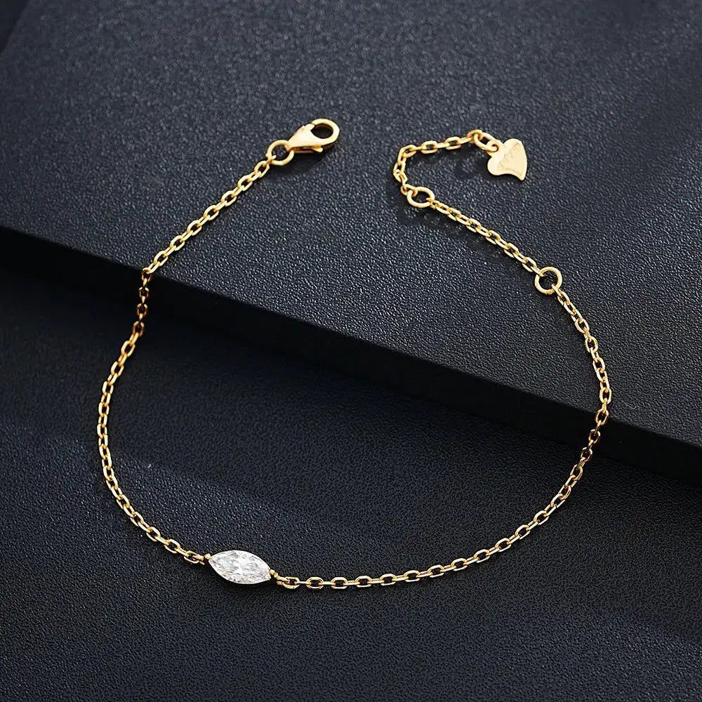 Moissanite Jewelry in Sterling Silver Delicate — product view 5