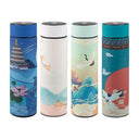 Chinese Style Vacuum Thermos Bottle 500ml Stainless Steel Keeps Drinks Hot