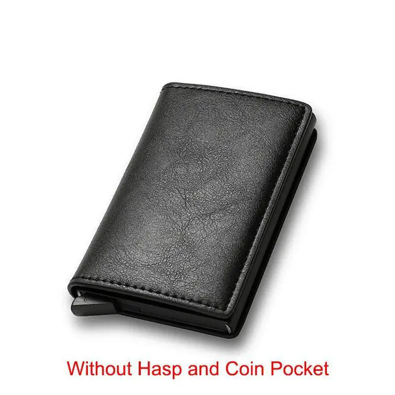 Carbon Fiber RFID Blocking Men's Wallet Aluminum Holder