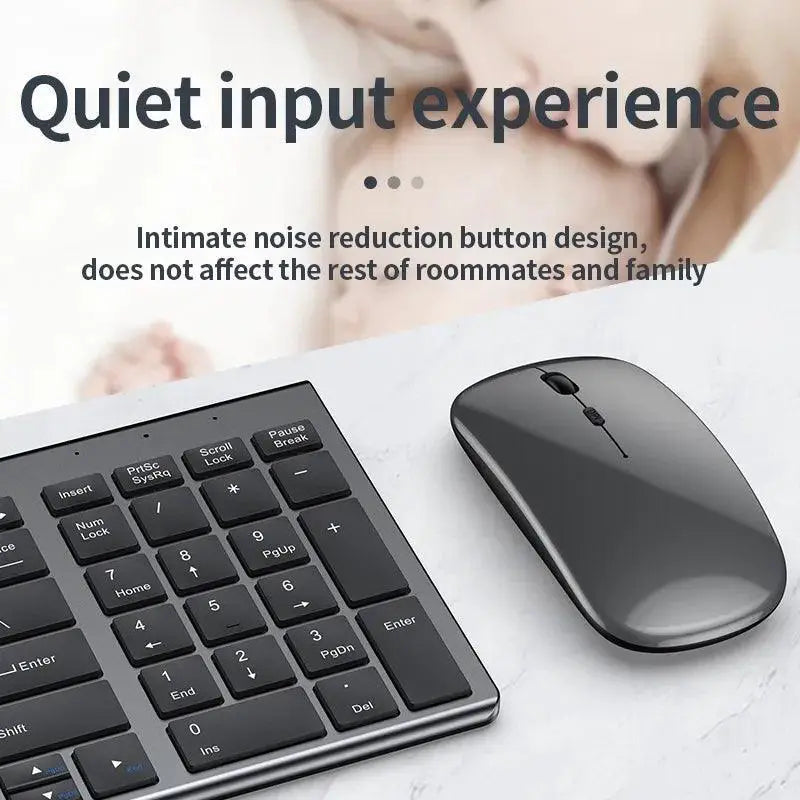 Jomaa Slim Wireless Keyboard And Mouse Combo Seamless