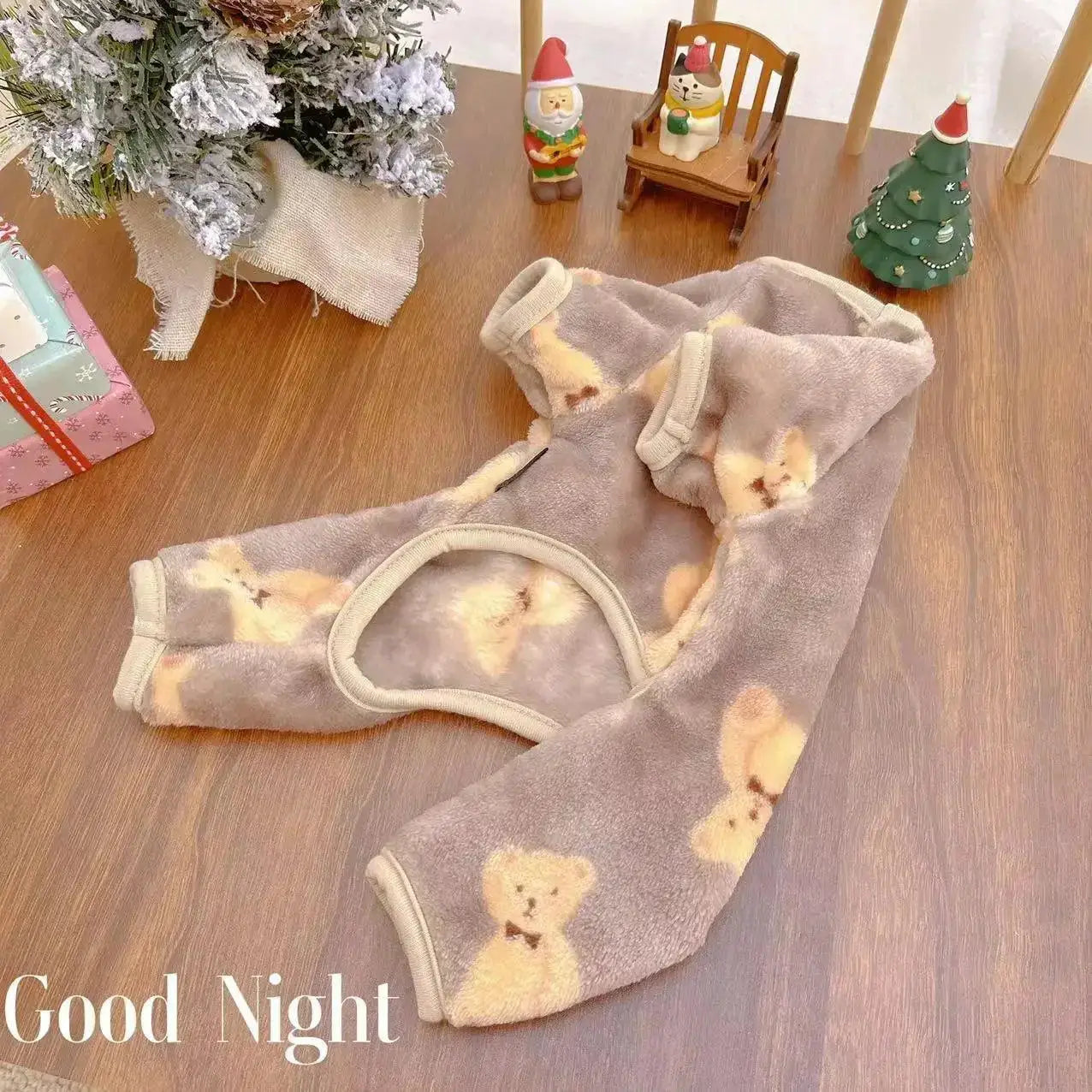 Pet Plush Jumpsuit Sweet Velvet Dog Pajamas For Pets