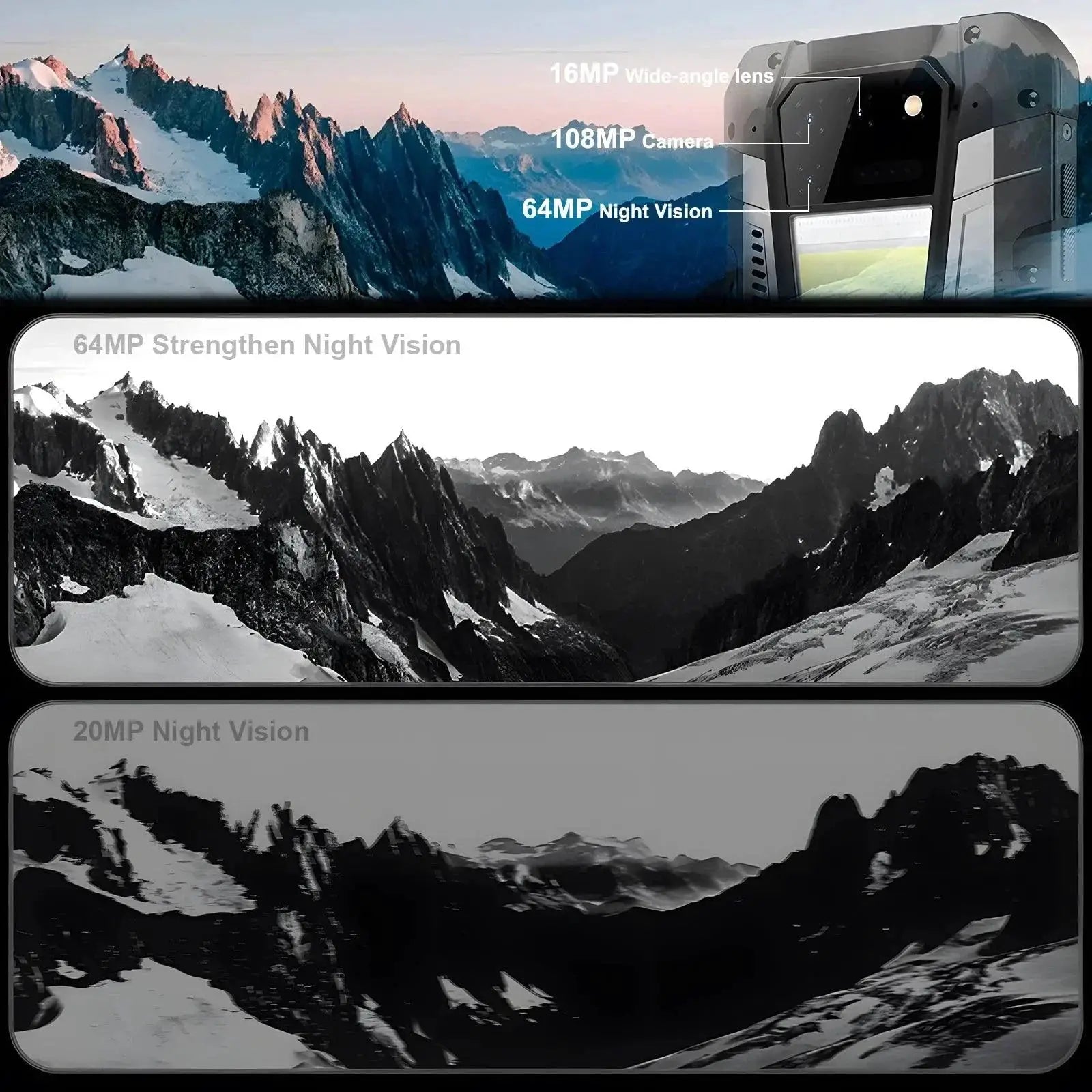 Unihertz 8849 Tank 2 Projector Rugged Phone 22GB RAM 256GB
