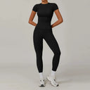 Yoga Set Women 2Pcs High Waist Leggings Quick Dry