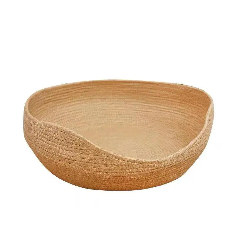 Hoopet Bamboo Weaving Pet Bed Kennel For Cat Dog Sofa