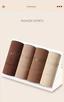 4Pcs High Waist Women Panties Body Shaper Underwear