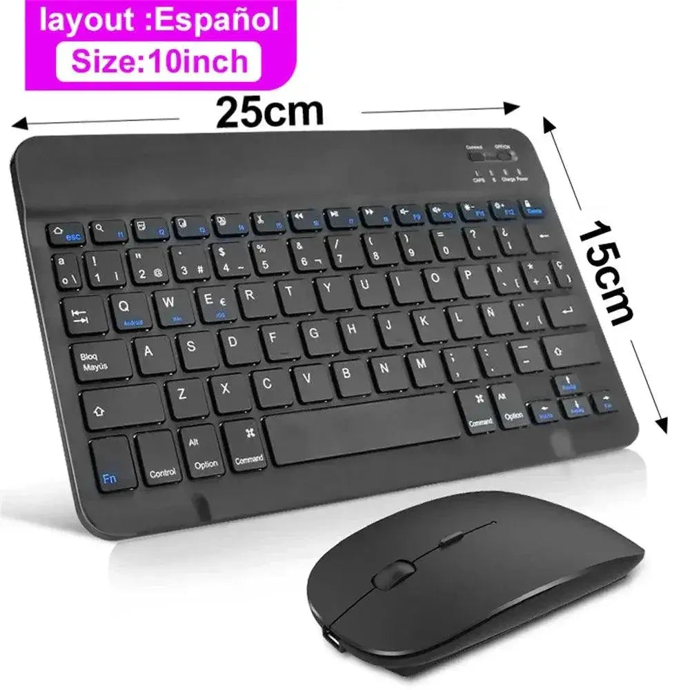 Silent Keyboard and Mouse Set for Office — combination Korean