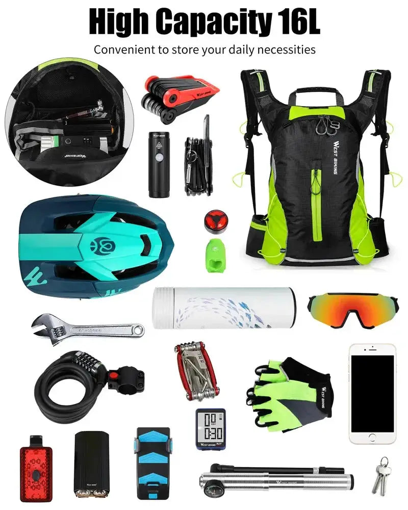 Cycling Backpack Hydration for Riders — product view 8