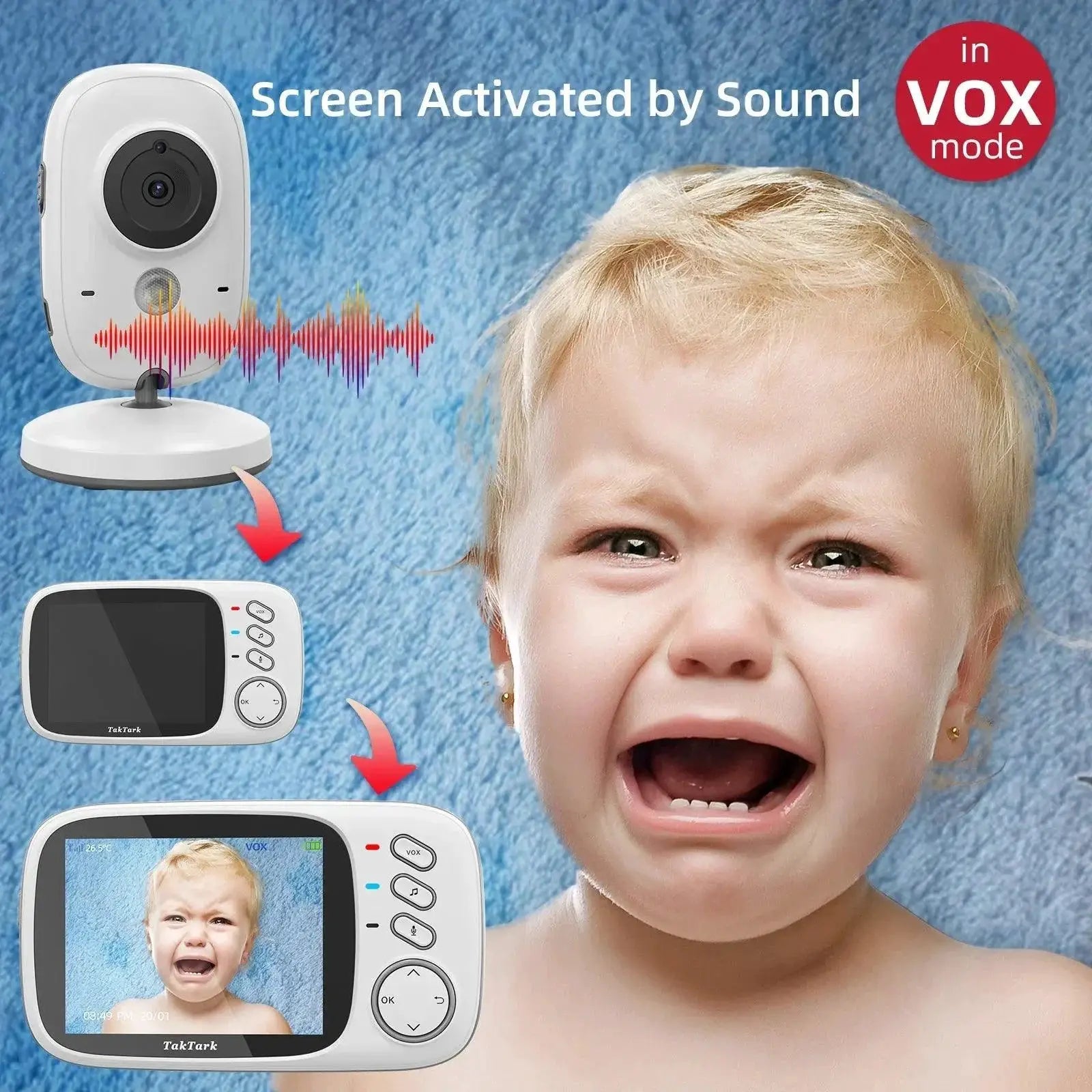 Wireless Baby Monitor With Night Vision For Peace Of Mind