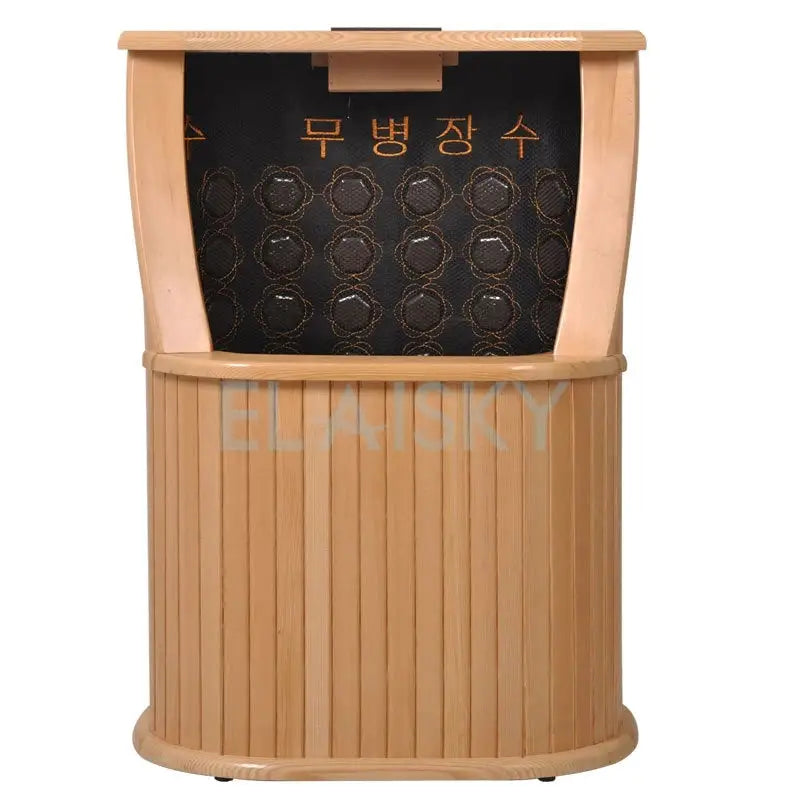 Wooden Massage Foot Bath Bucket Sweat Steam Fumigation Far Infrared Sweat Steam Bucket Automatic Massage Foot Bath Bucket 220V