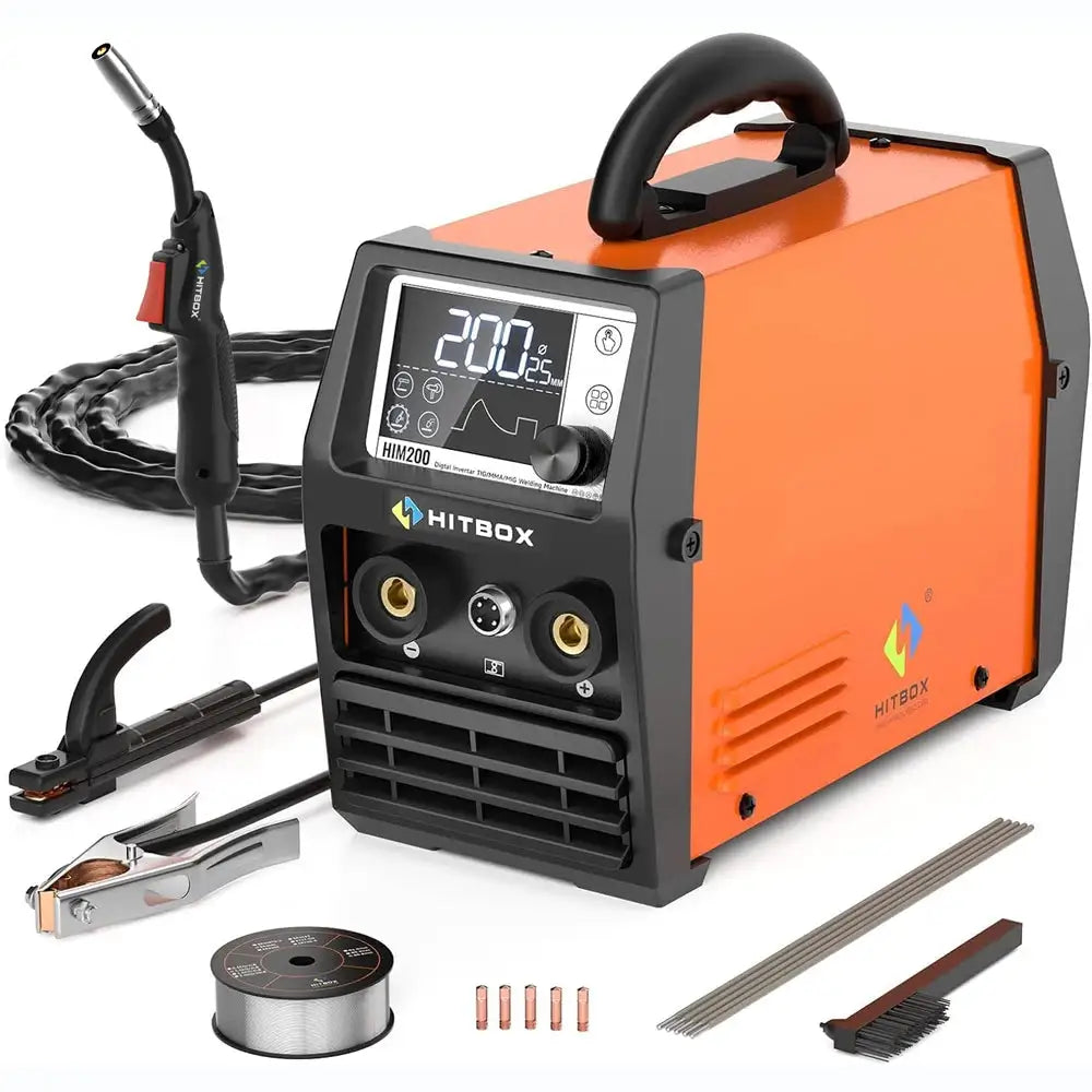 HITBOX HIM200 Spool-Gun Compatible MIG Welder — product view 1