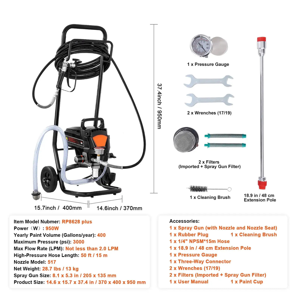 Professional Handheld Paint Sprayer — product image 10