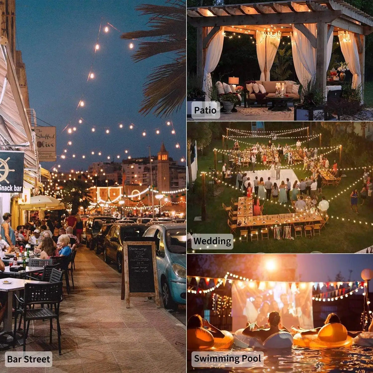 Enchanting Patio String Lights For Cozy Outdoor Ambiance