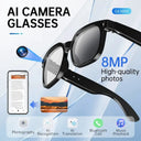 HD Color Changing AI Smart Glasses Chat GPT Camera Bluetooth Call