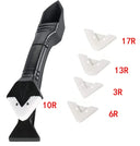 5 In 1 Silicone Spatula Window Cleaning Tool Kit Bundle