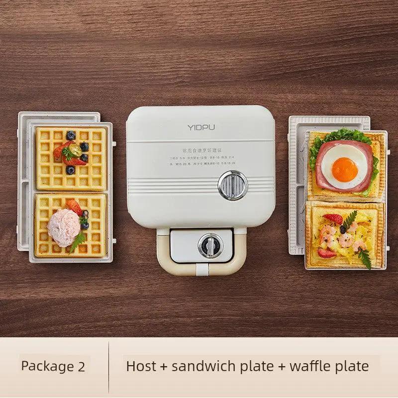 Yidepu Double Plate Sandwich Maker With Timing Light Small