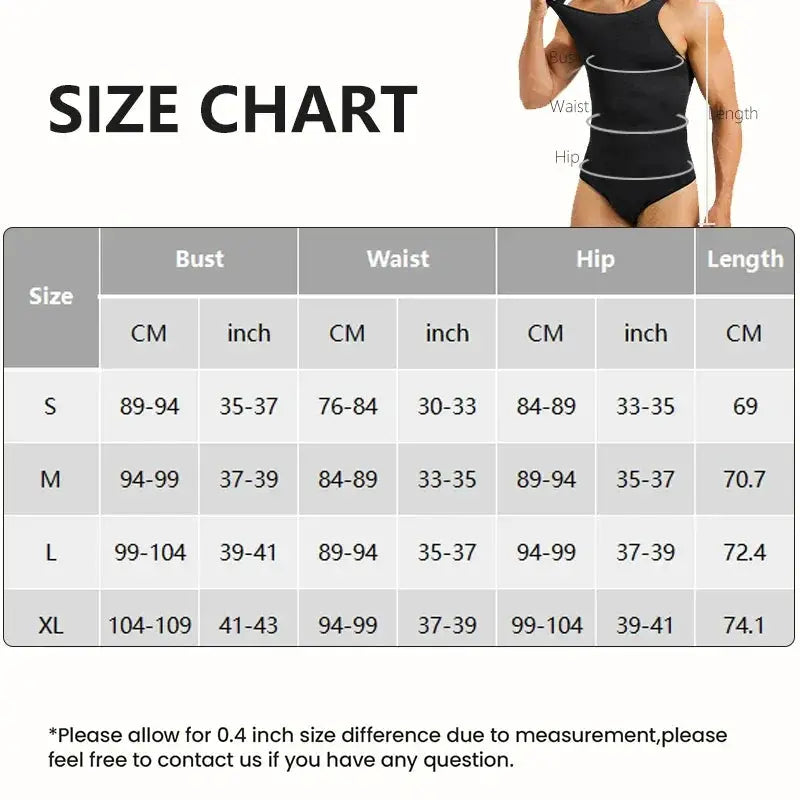 Men's Slimming Shapewear Bodysuit For Tummy Control - OurLum.com