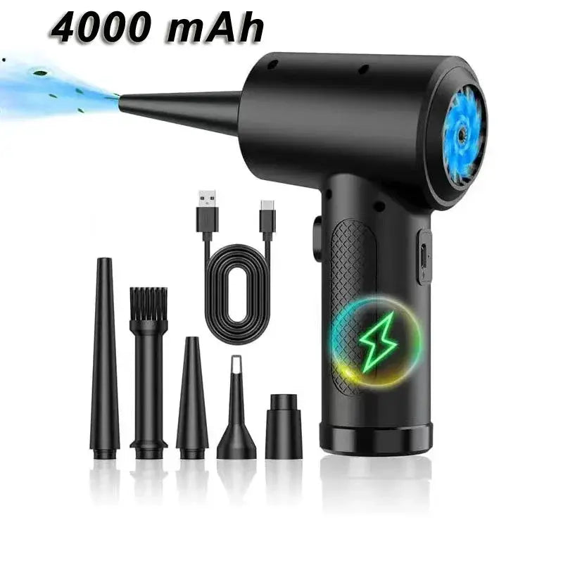 Cordless Portable Air Duster For Computer Cleaning 51000 RPM