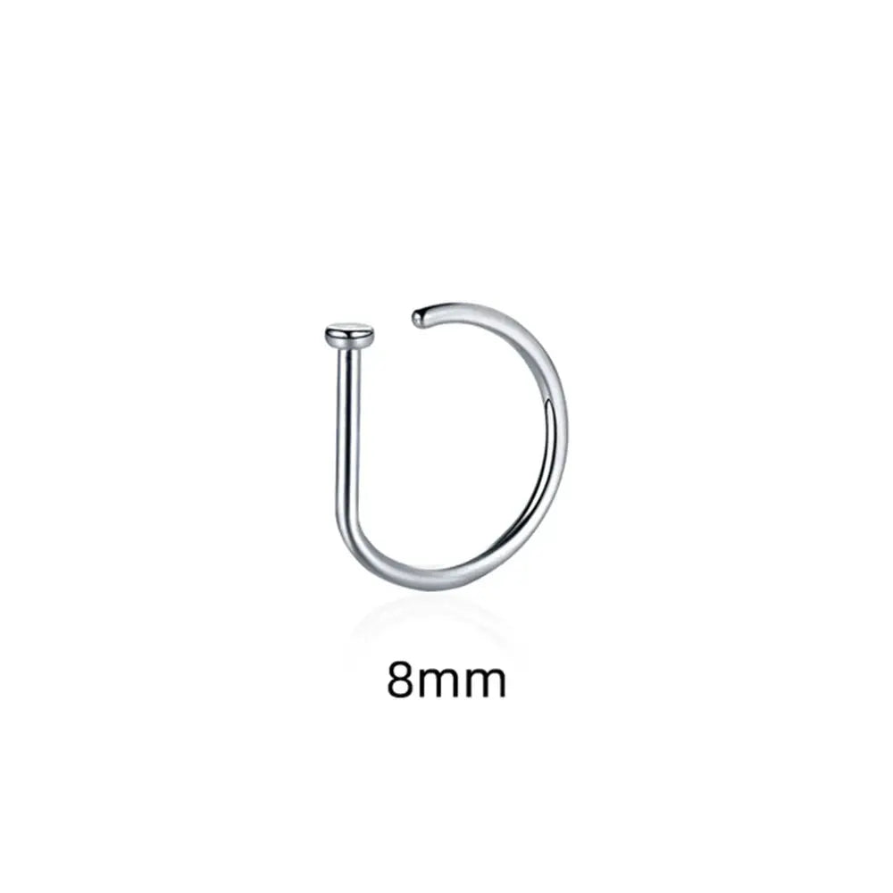 Fake Nose Ring Clip Earrings For Women And Men Non Piercing