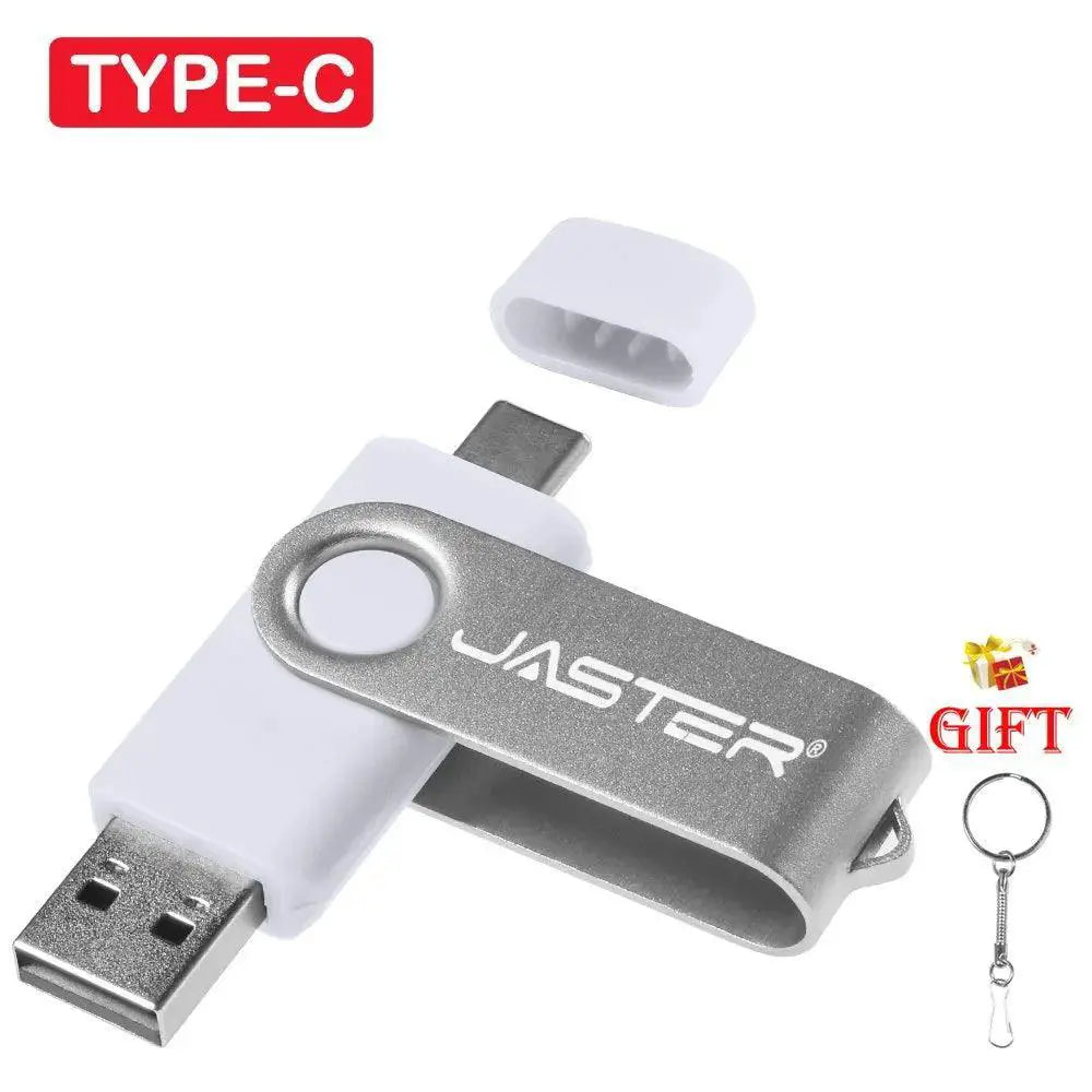JASTER Rotatable USB Flash Drive Fast Data Transfer