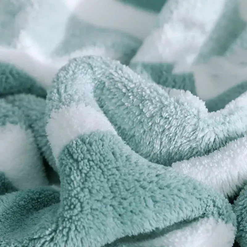 Striped Pattern Towel Set Soft Hand Towels Bath Towels