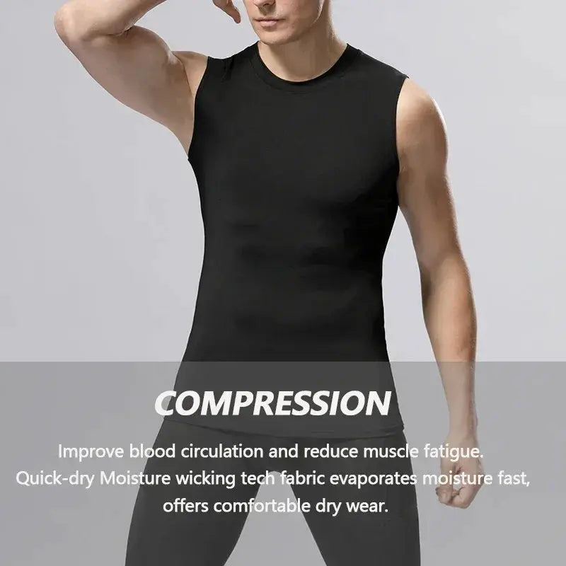 Men Compression Tank Top for Tummy Control and Slimming