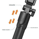 Compact Selfie Stick Tripod - 360 Degree Swivel
