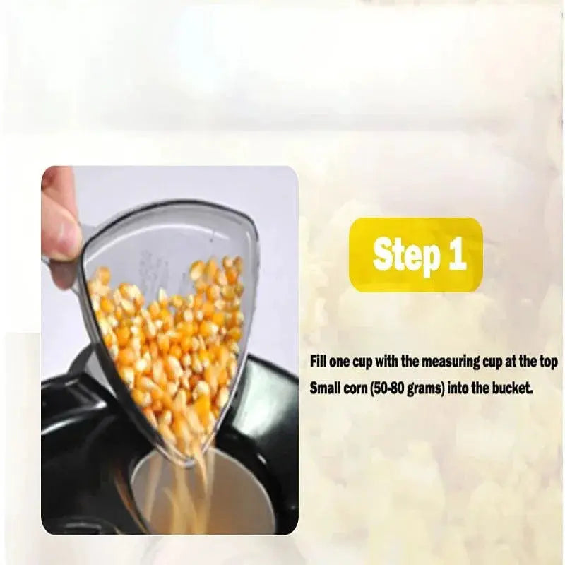 Popcorn Maker Electric Popcorn Machine For Kitchen