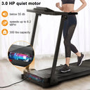 Professional Foldable Walking Pad Treadmill For Home Use 1HP 8KmH