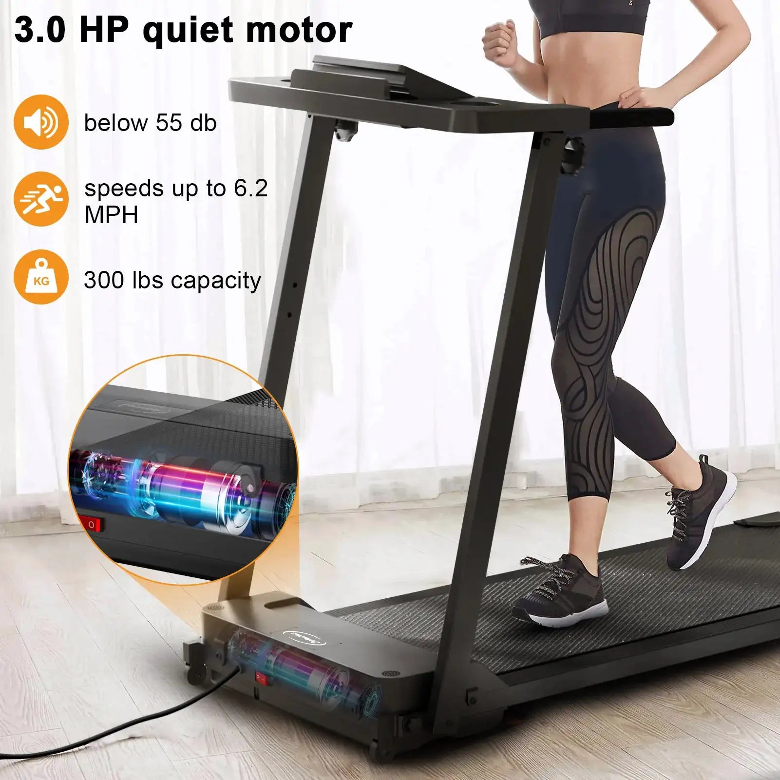 Fitness Equipment Professional Walking Pad Machine Home Treadmill Foldable Indoor Treadmill