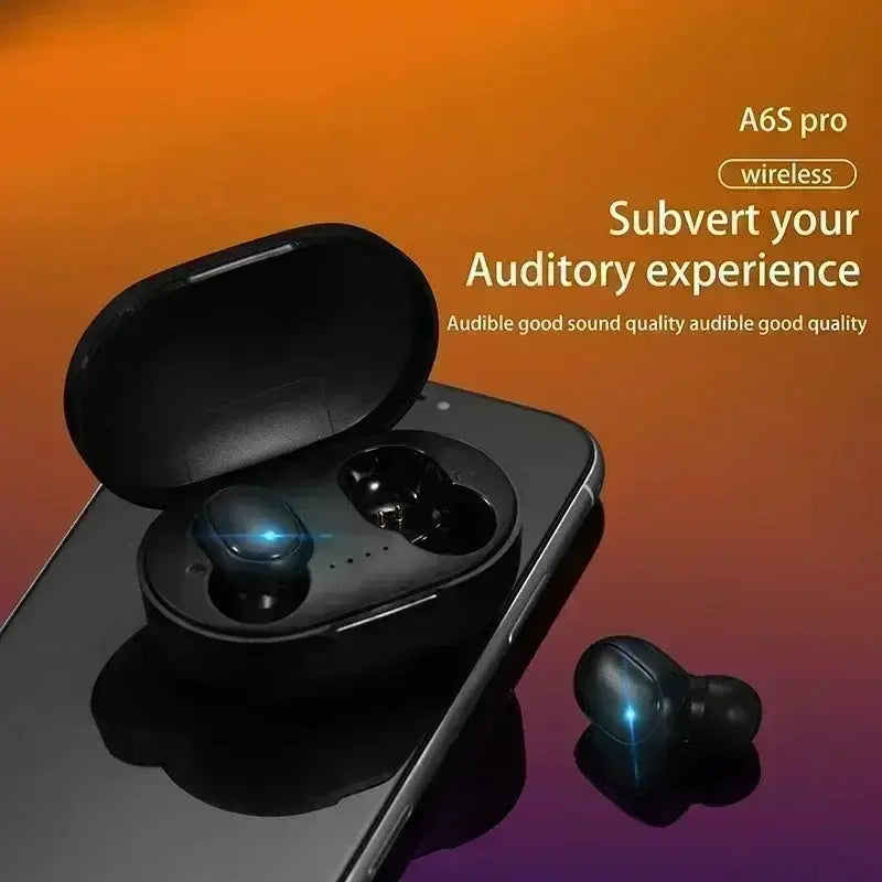 Original A6S TWS Wireless Bluetooth Earbuds Headset