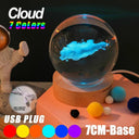 3D Moon Lamp: USB Galaxy Night Light Decor Home