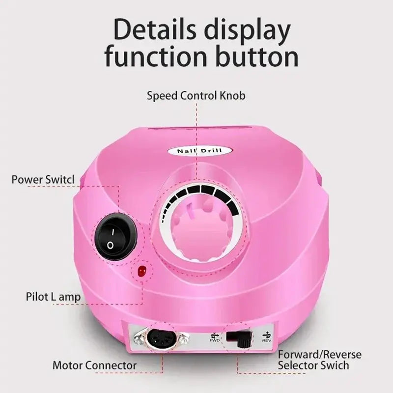 35000RPM Electric Nail Drill Professional Manicure Machine