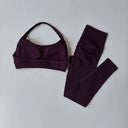 Seamless Yoga Set Women Breathable High Waist