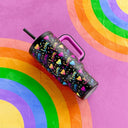 Meoky Cup 40oz Large Tumbler With Straw Lid Insulation