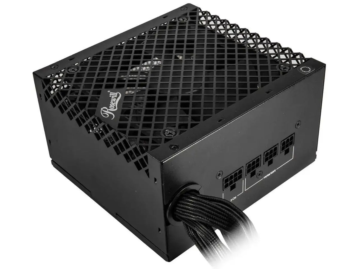 Rosewill VSB 850W 80+ Bronze, ATX 3.0 & 3.1 Compatible, Semi-Modular Power Supply, PCIe 5.1 12V-2x6 Connector, 105°C/221°F Japanese Capacitor, 120mm ICB Silent Fan - 5 Year Warranty - VSB850