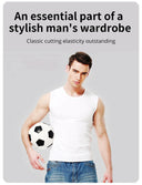 1/3 Piece Men's Wide-shouldered Cotton Vest Slim Top