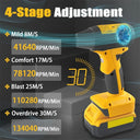 Portable 4-Speed Jet Blower for Makita Dewalt Milwaukee Bosch