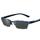 Men Anti Blue Metal Reading Glasses
