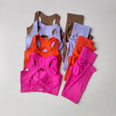 Breathable Quick Dry Sports Bra Set Women Yoga