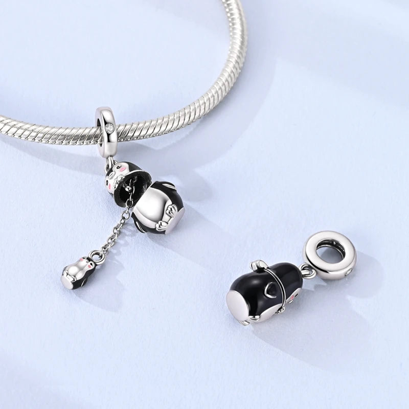 Sterling Silver Charm Pendant Bead