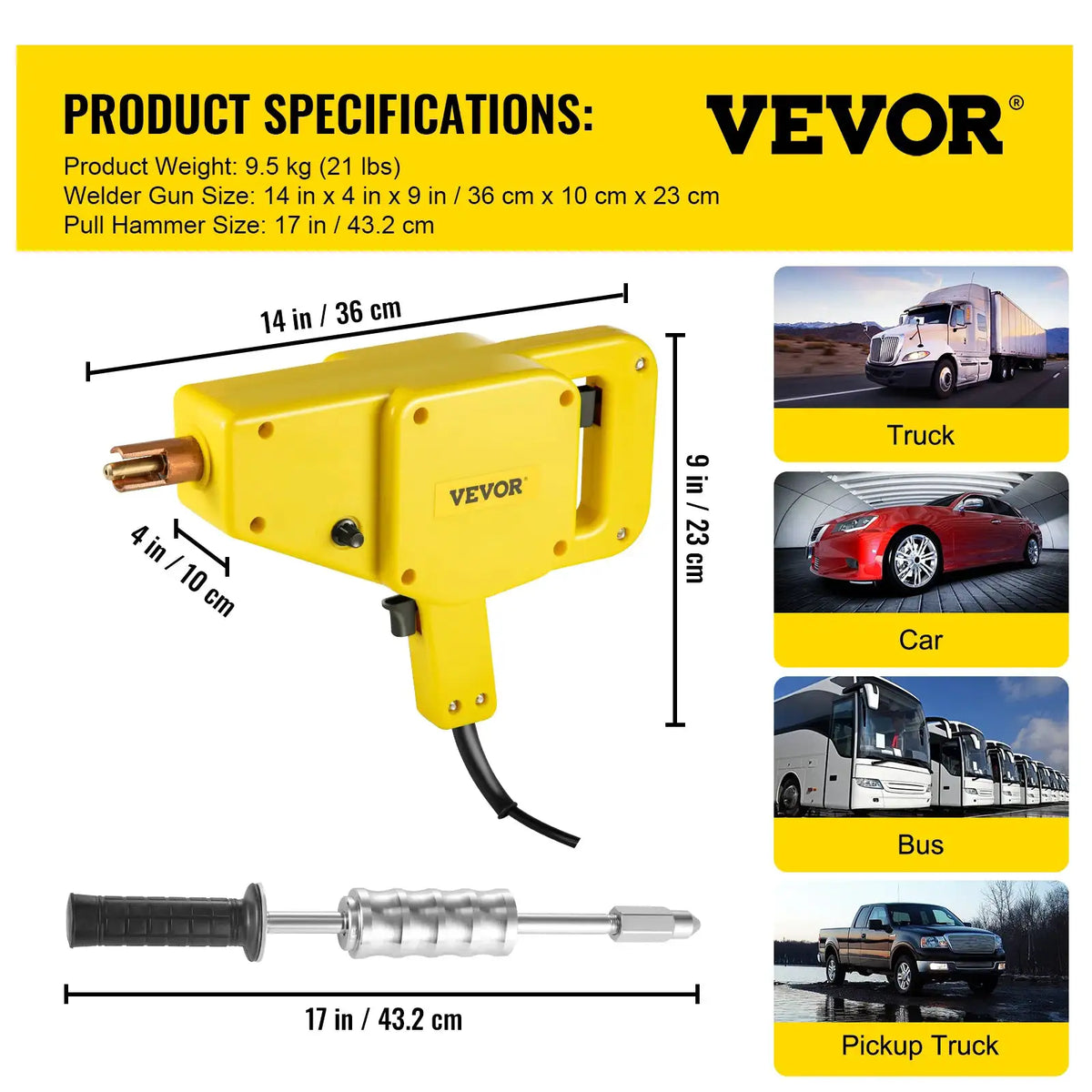 Stud Welder Tool Kit Dent Puller — product image 7