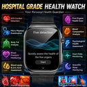 2026 New Hospital Level Health Smart Watch Body Fat ECG Blood oxygen BP Health AMOLED Screen HD Call Sport Smart Watches For Man