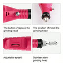 Nail Drill: Portable Professional Electric Nail Drill Machine Set