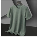 Waffle Tee for Men Breathable Comfort