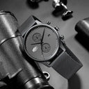 Premium Black Chronograph Watch