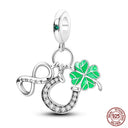 Sterling Silver Lucky Four Leaf