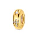 Golden Charm Bead Sterling Silver