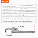 Adjustable Aluminum Pipe Wrench