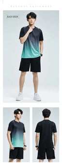 Cool Dry Ice Silk Sports Set Training