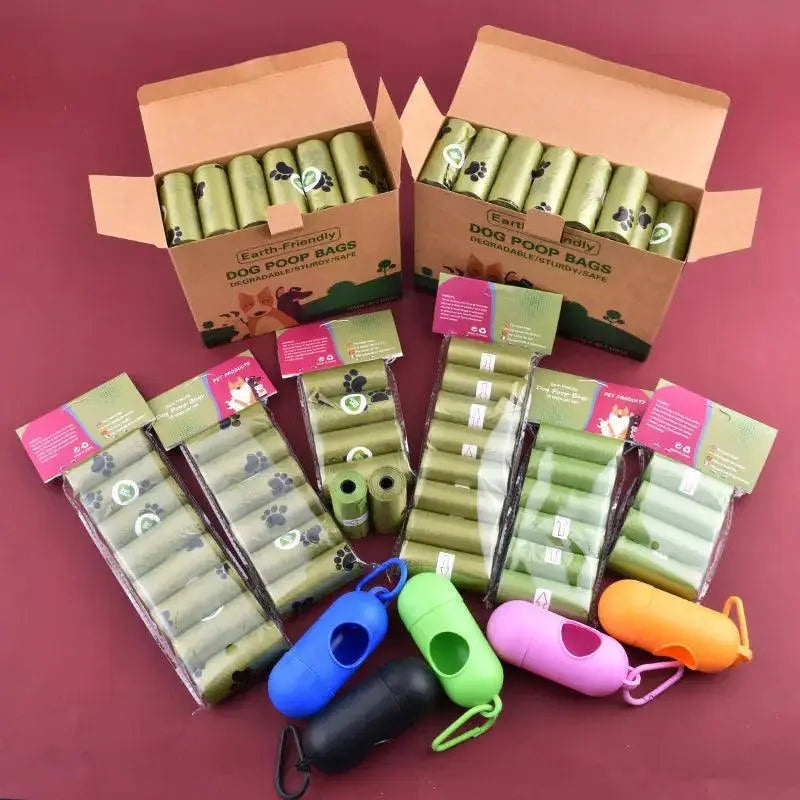 Eco Friendly Biodegradable Pet Waste Bags With Dispenser